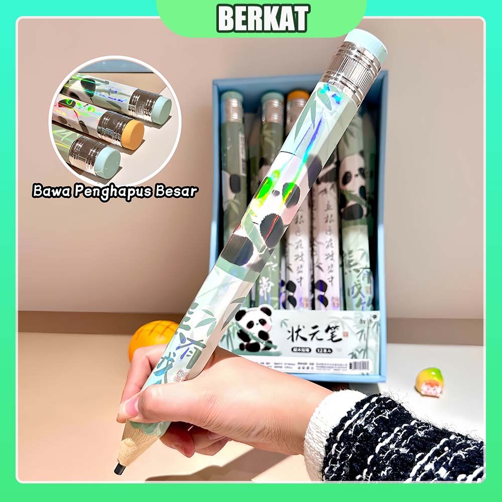 

33cm Pensil Jumbo Kreatif Pensil Besar Baru Kartun Lucu Pensil Hadiah Alat Tulis Anak Kartun Lucu Pensil