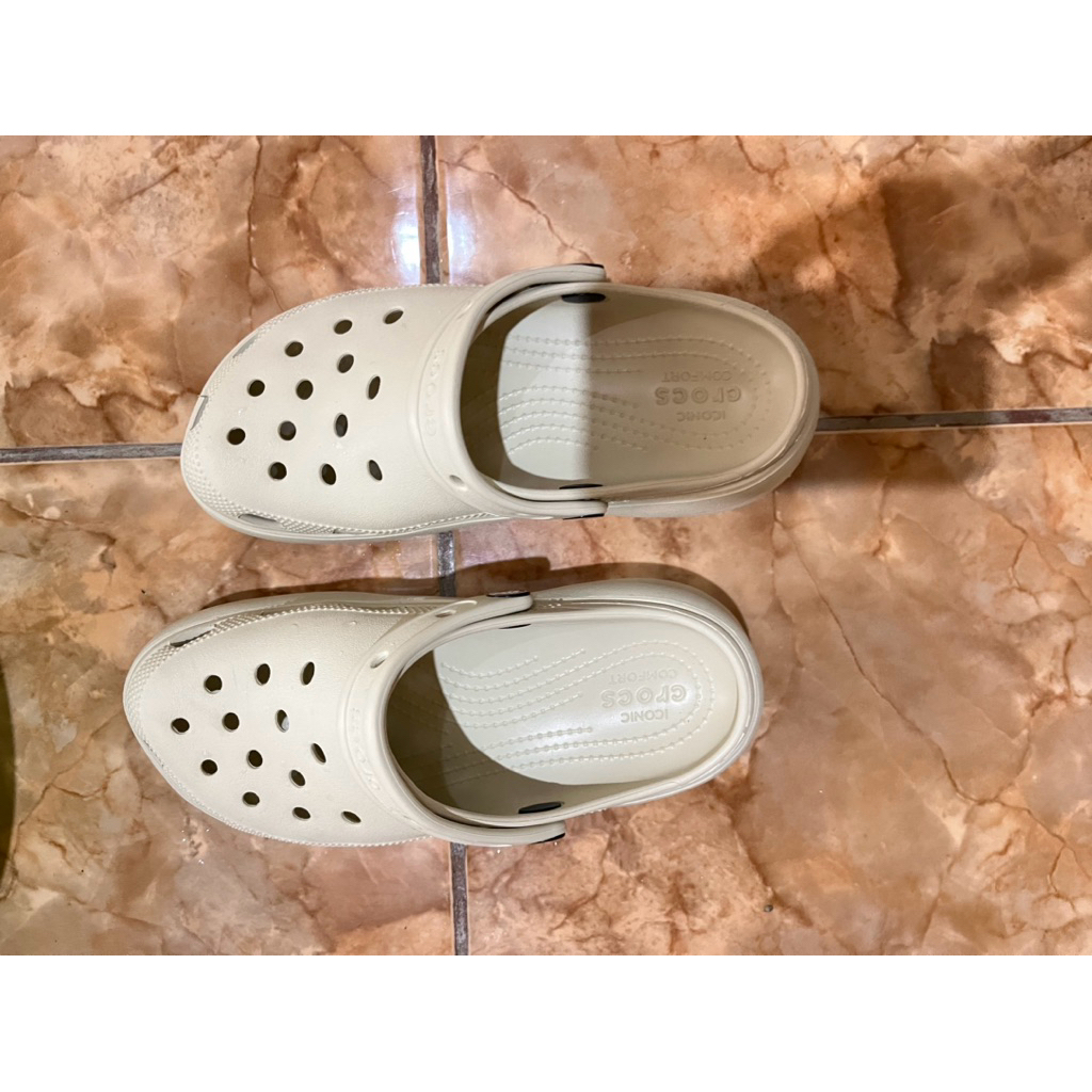 Preloved Crocs classic platfrom clog (W6) original no KW KW