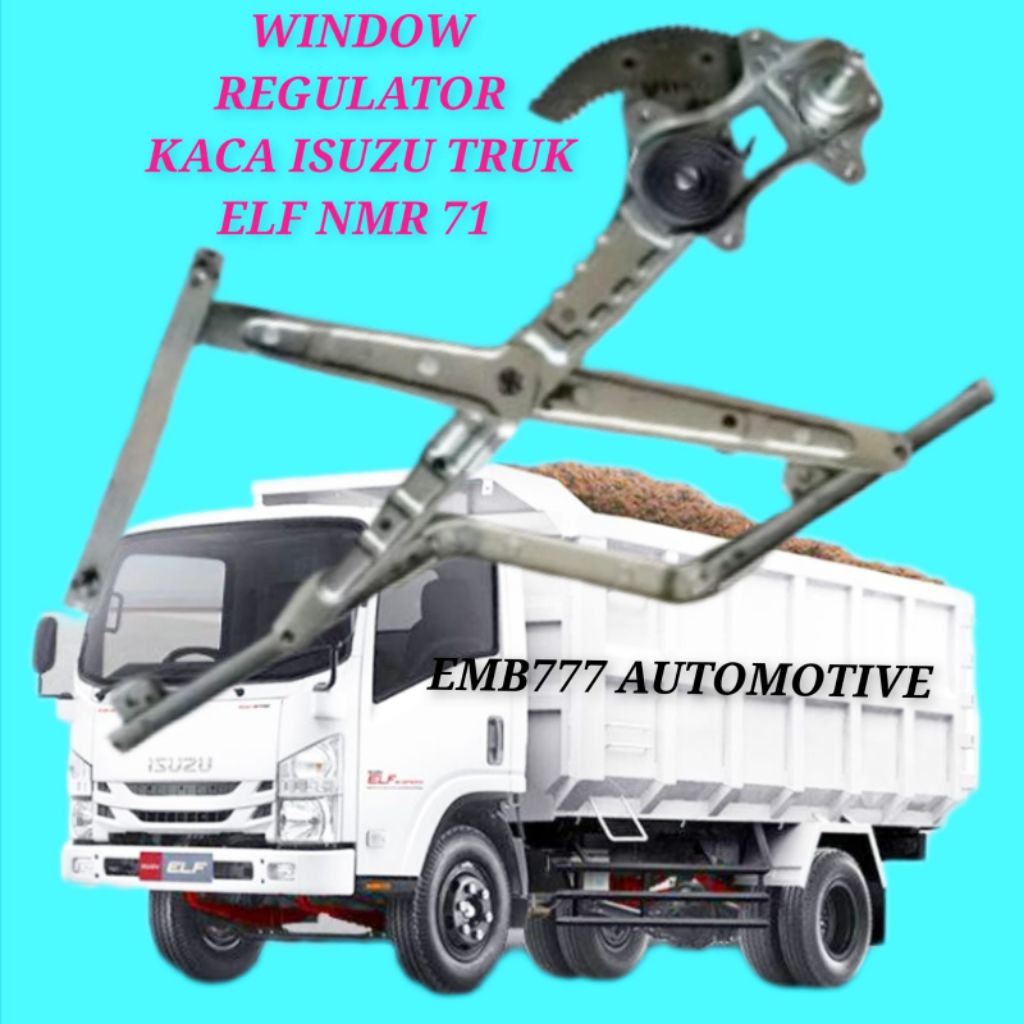 WINDOW REGULATOR KACA ISUZU ELF NMR71 NMR 71 NLR55 NPS MANUAL TAIWAN