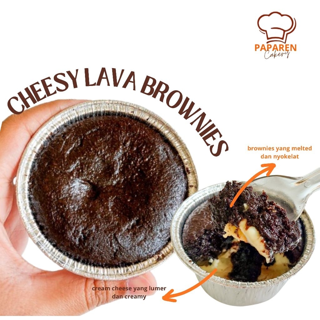 

PAPAREN CHESSY LAVA BROWNIES