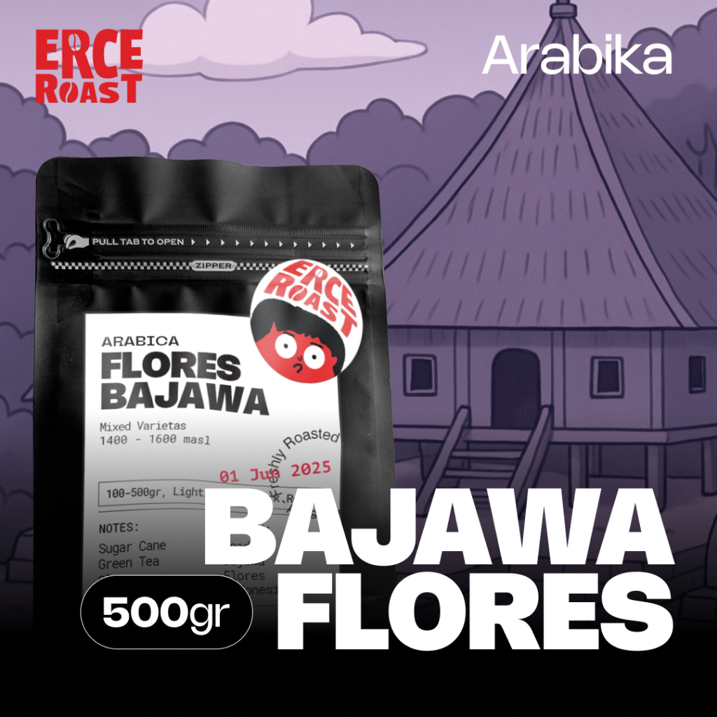 

Kopi Arabika Bajawa Flores Roast Beans 500 gram