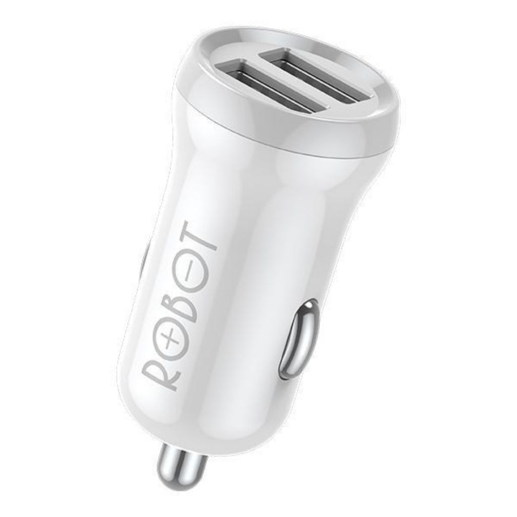 ROBOT RT-C08 4.8A 3 Port Car Charger White