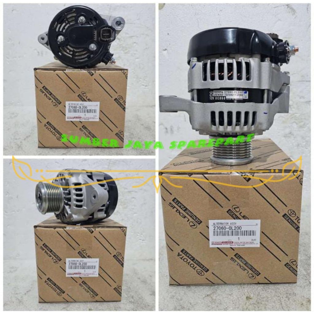 alternator dinamo ampere Fortuner vrz Hilux revo 2gd 27060-0L200
