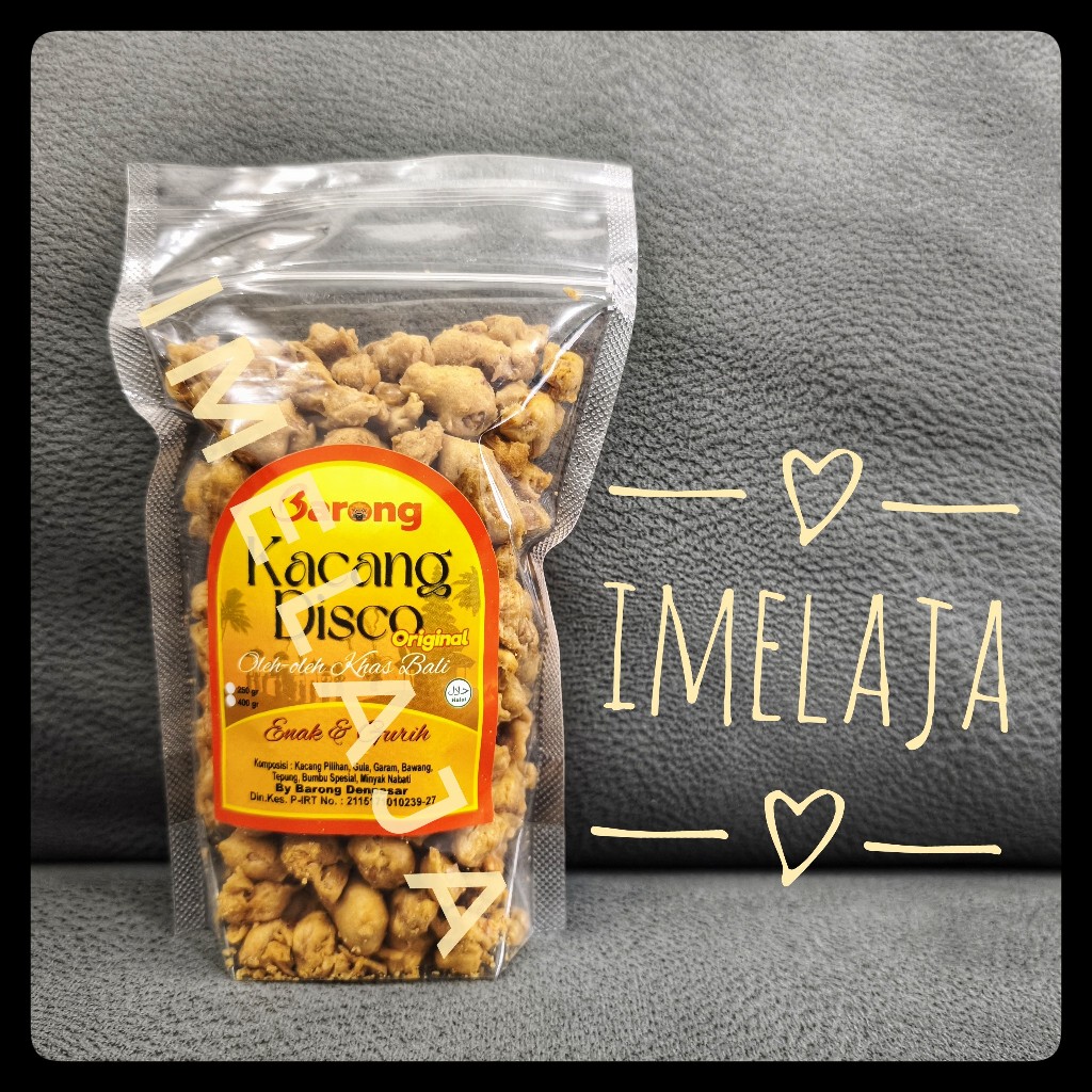 

Kacang Bali Disco 250 Gr "Barong
