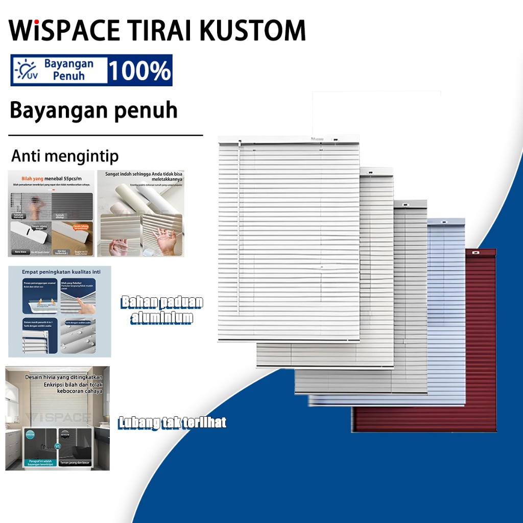 Tirai Jendela Tirai Gulung Venetian Blind  Tirai Blind Horizontal Blind Tirai Aluminium Venetian Bli