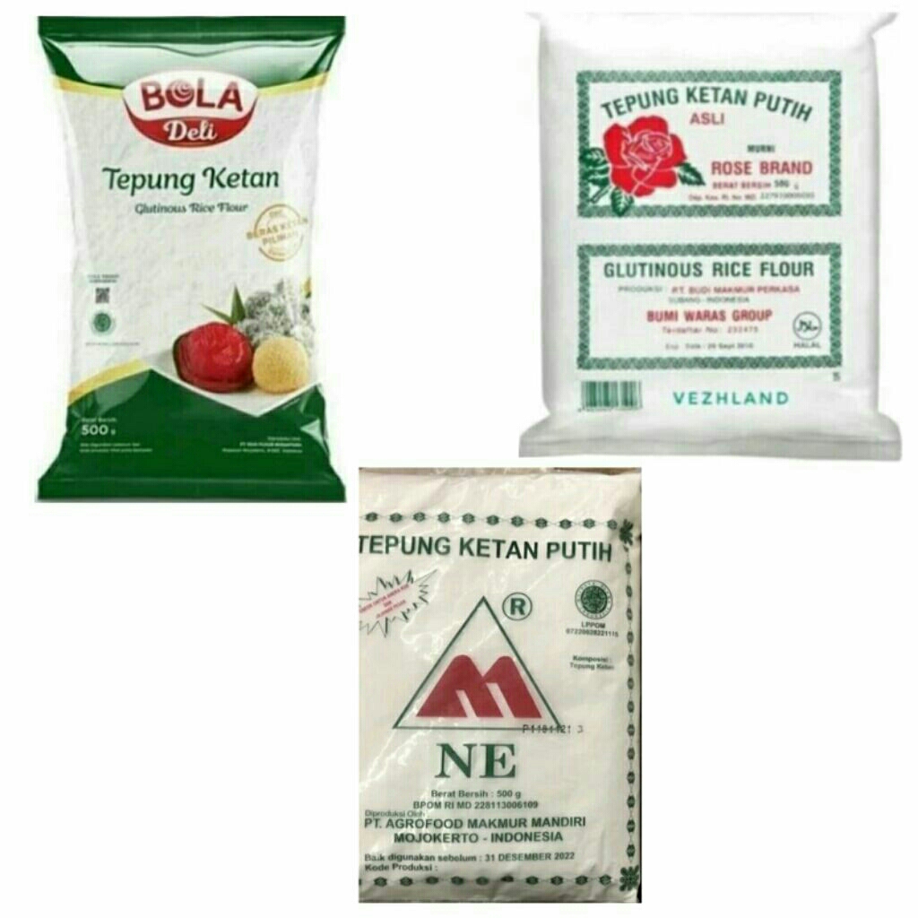 

TEPUNG KETAN 500GR (ROSE BRAND, NE, BOLA DELI)