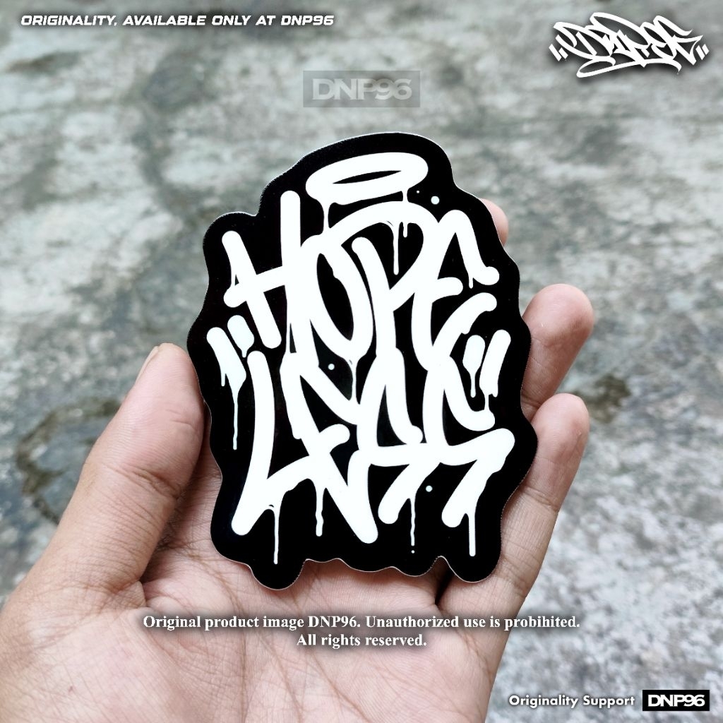 

Stiker Grafiti Sticker Graffiti HOPELESS / Sticker Helm / Sticker Aesthetic / Sticker Tahan Air