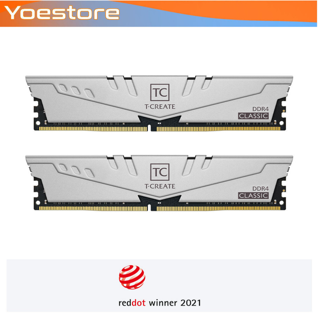 TEAM CREATE CLASSIC DDR4 DESKTOP MEMORY 16GB|32GB|64GB 3200MHZ