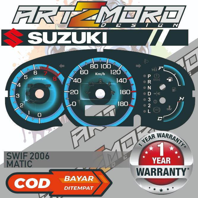 PAPAN SPEEDOMETER CUSTOM SUZUKI SWIFT 2006 MATIC