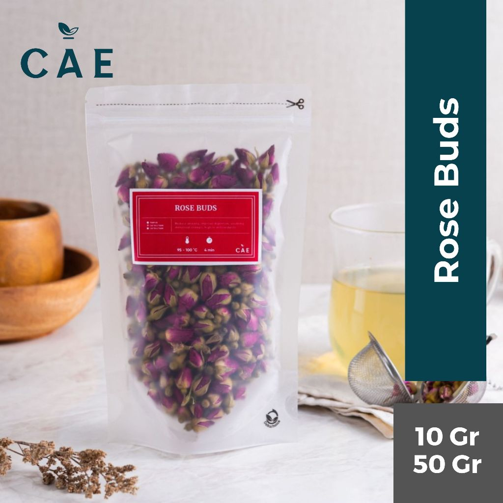 

Dried Red Rose Buds Teh Bunga Mawar Merah Kering Flower Tea 10 - 50gr