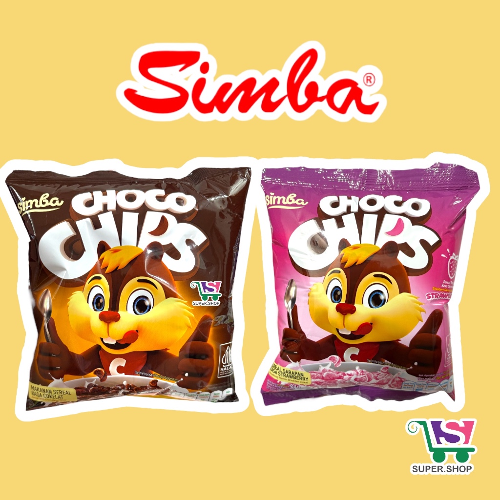 

Simba Choco Chips Sereal Cokelat / Strawberry 24 Gram