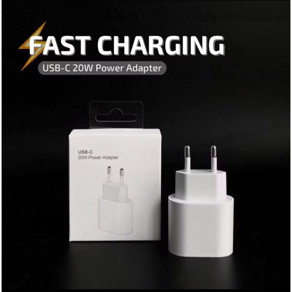 Batok Charger Iphone Lightning To Type C Kepala Charger Type C To LIghtning 20W