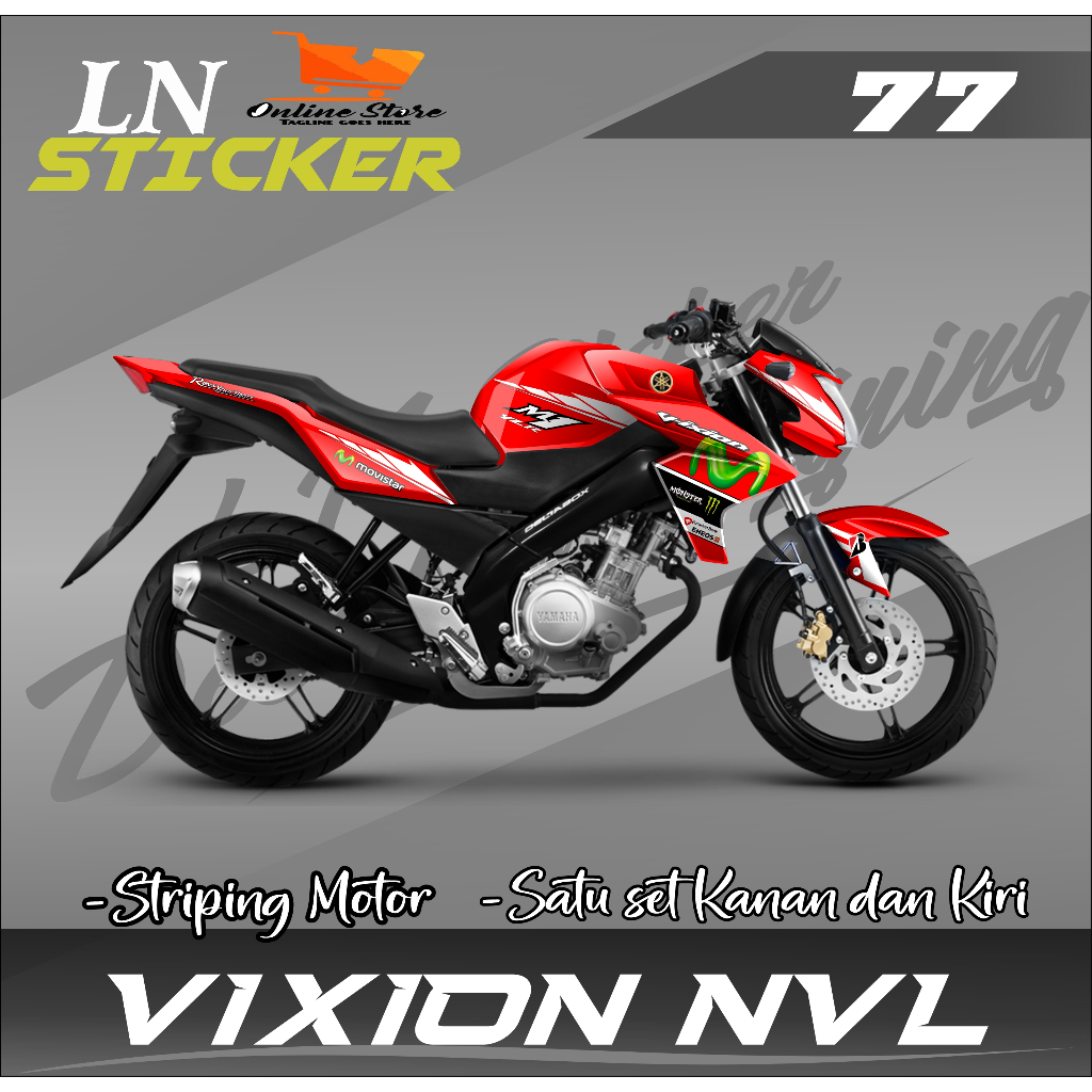 Decal Vixion New Full Body Decal Vixion NVL Full Body Stiker Vixion NVL Full Body Stiker Vixion New 