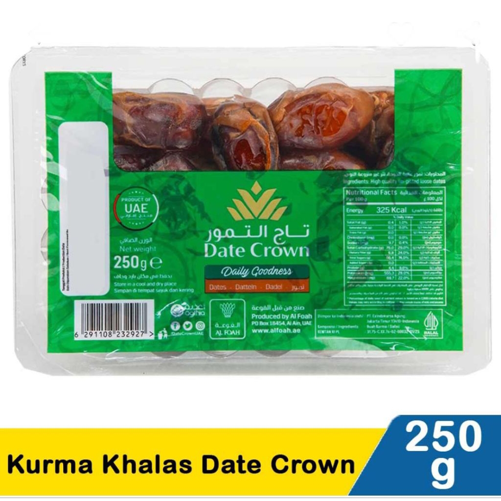 

Date Crown kurma khalas 250g