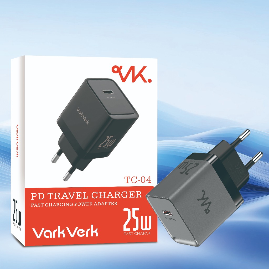 hot deals varkverk 25w pengisi daya super cepat pd 25w type c charger pd fast charging power adapter