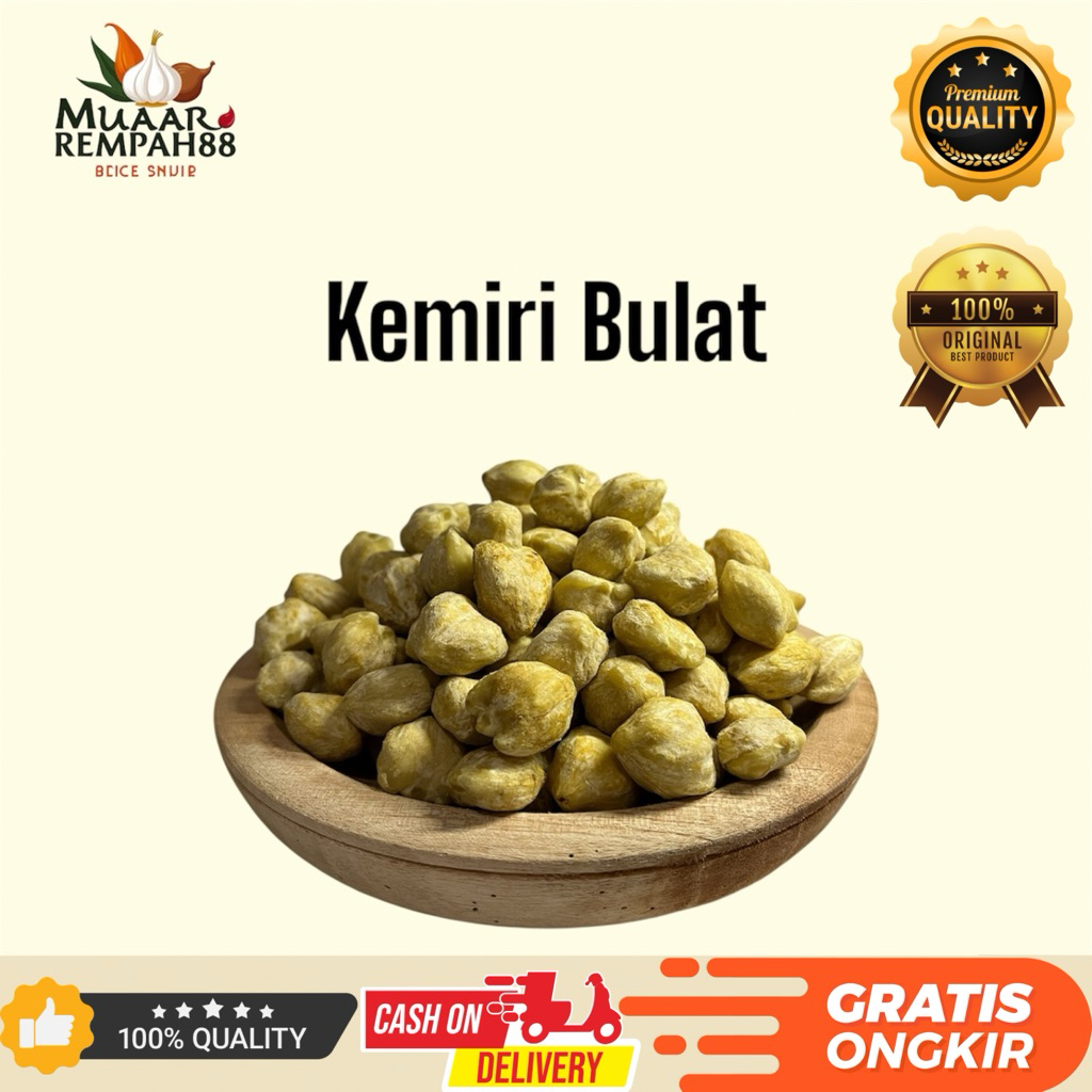 

KEMIRI BULAT UTUH [ 1 kg /500gram]