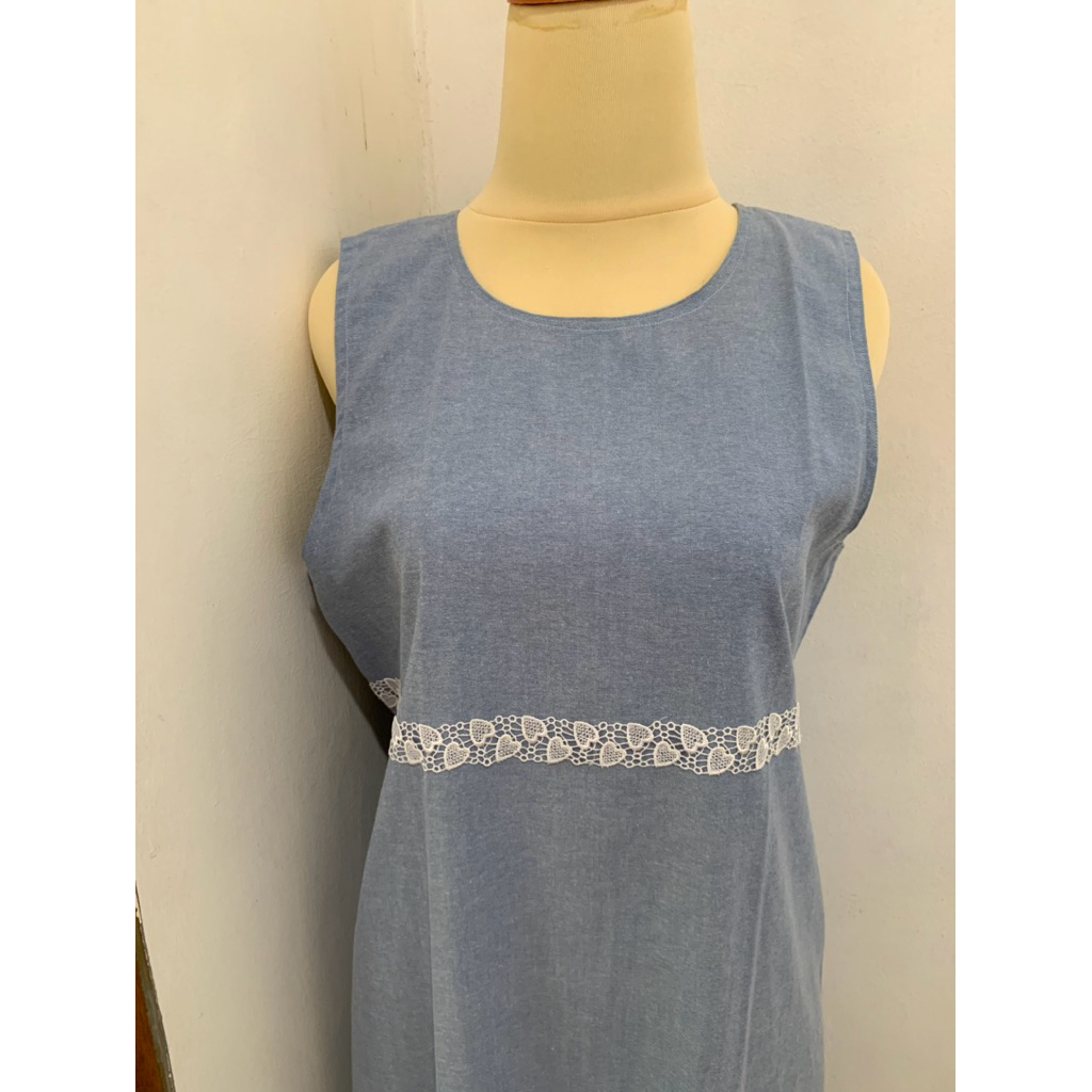 preloved sleeveless muslim / dress wanita / preloved dress wanita/ preloved baju wanita