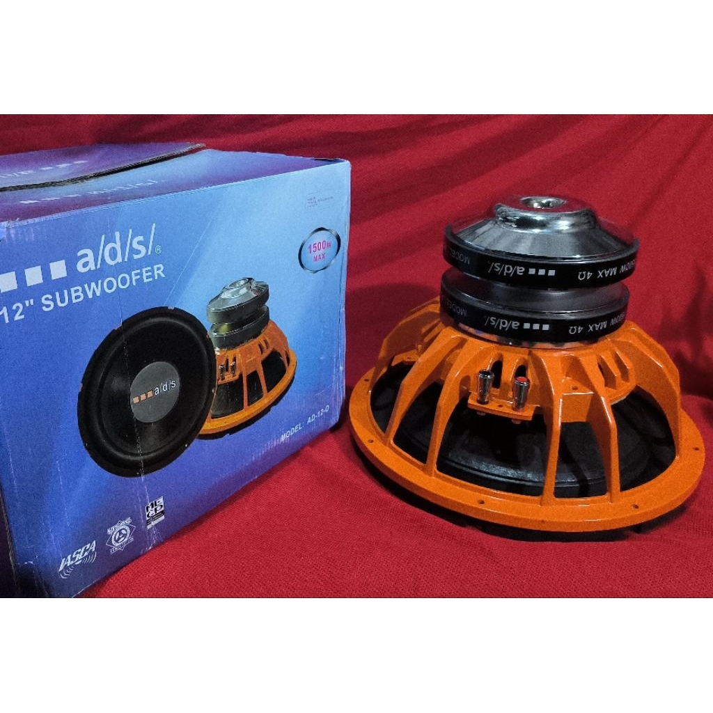 Subwoofer ADS AD-12-O double magnet/subwoofer AD-12-0 super Bass