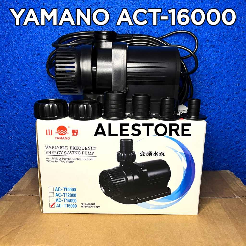 YAMANO ACT-5800 ACT-9000 ACT-16000 LPH/liter per jam pompa air celup kolam koi Kolam bioflok
