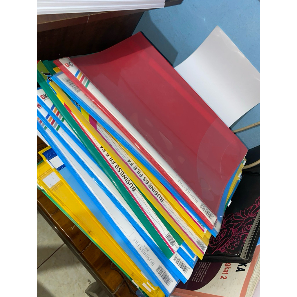 

[PRELOVED] Business File Merk BIG Uk. F4 (Folio) [Warna RANDOM]