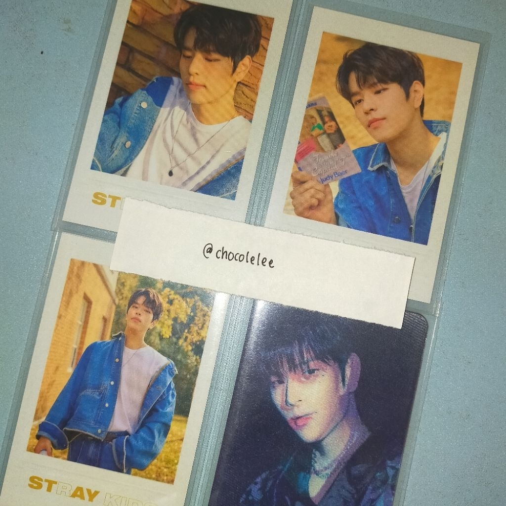 STRAY KIDS SKZ Unlock Go Live in Life Polaroid Set & Lenticular Seungmin