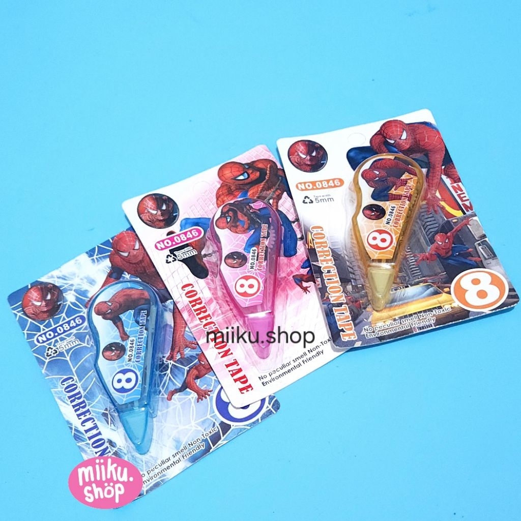 

TIPEX CORRECTION TAPE KARAKTER SPIDERMAN