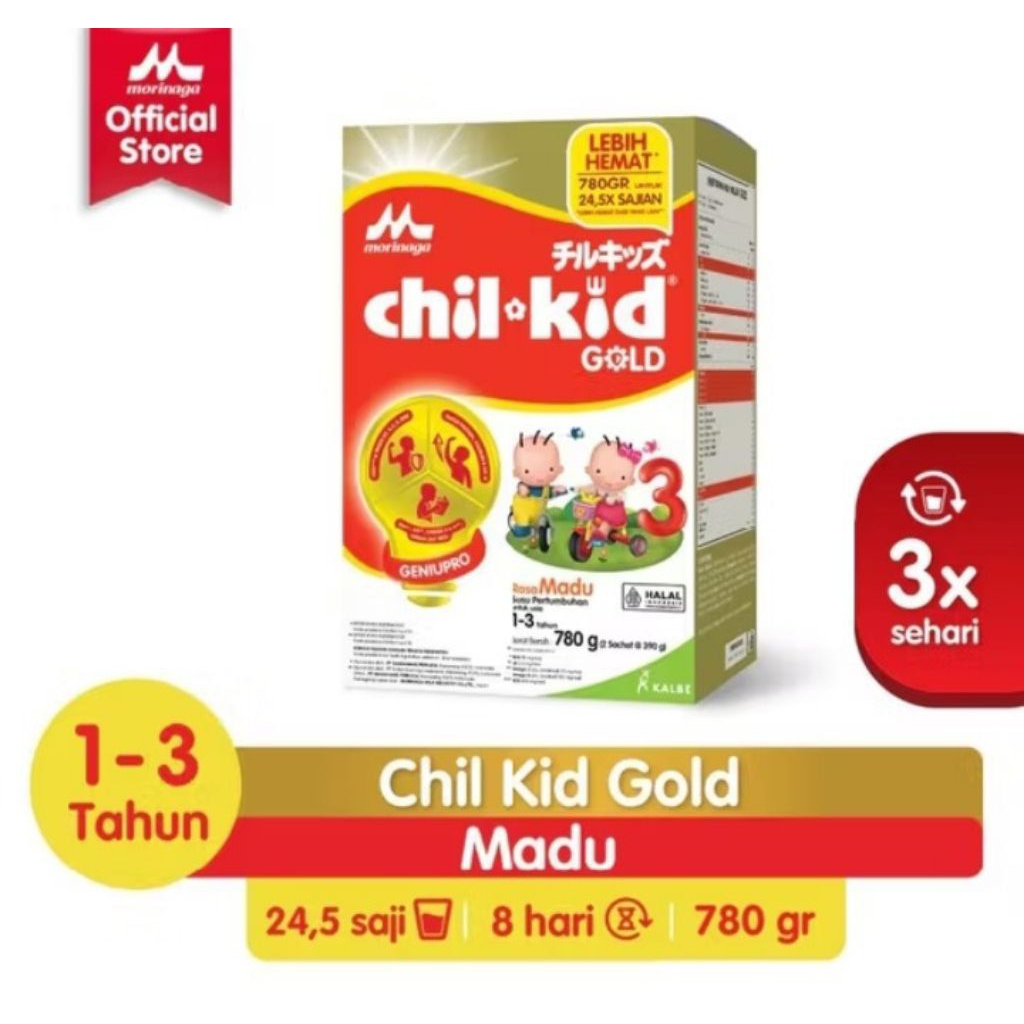 

Chil kid gold 1-3 tahun madu/vanila 780g