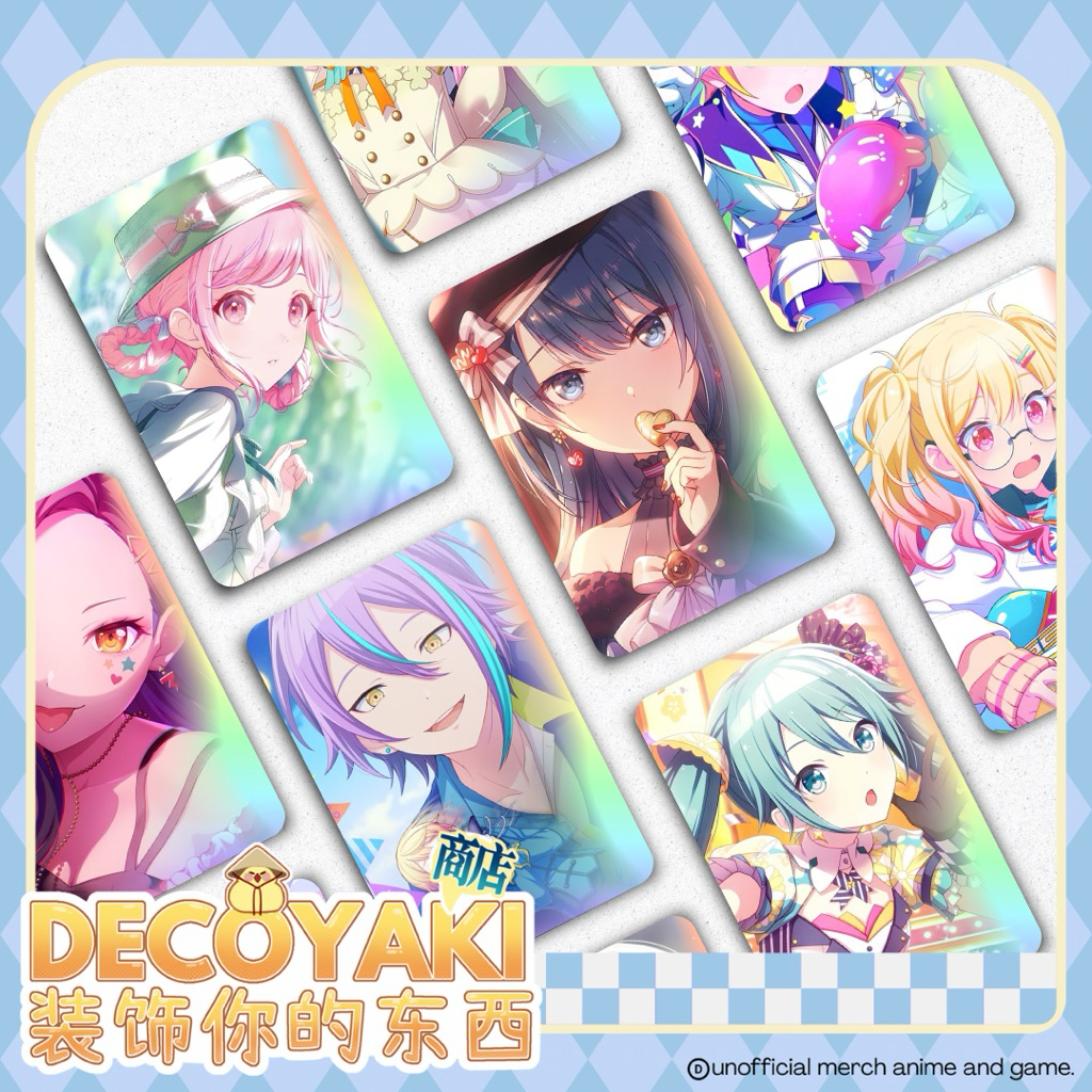 Photocard Hologram Project Sekai Event Game Potrait, Photocard Project Sekai Card Event Potrait