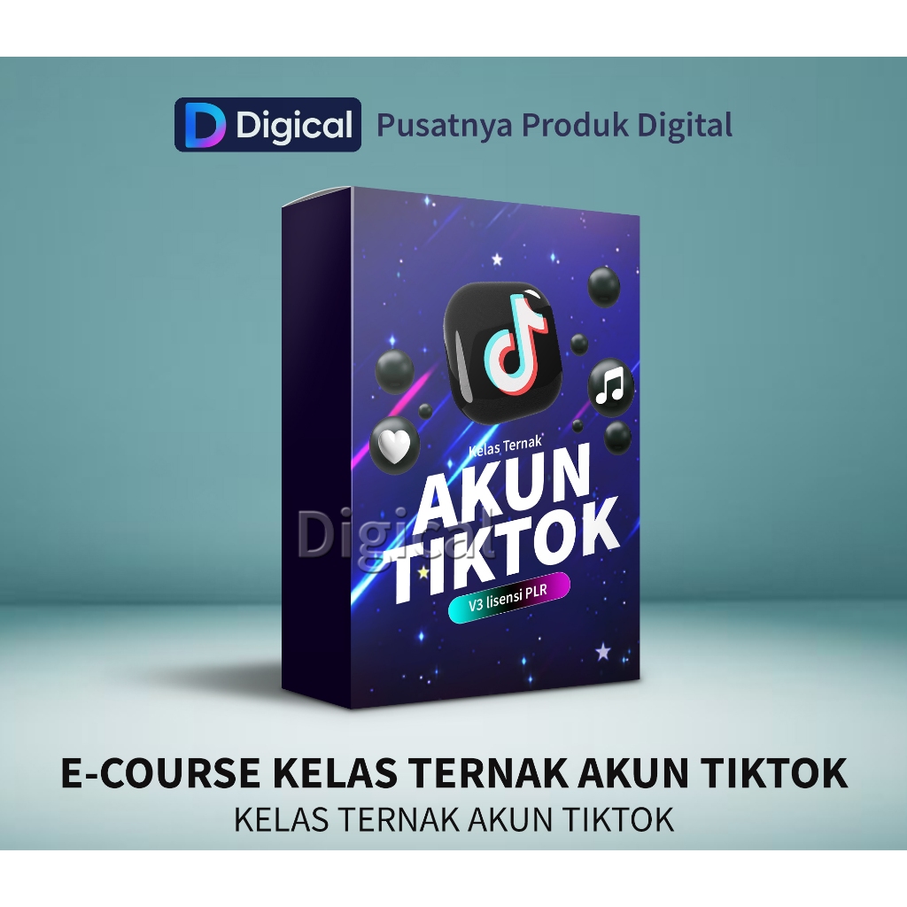 Kelas Ternak Akun Tiktok V3 - Akun Jutaan Followers dan Likers Dapatkan Penghasilan