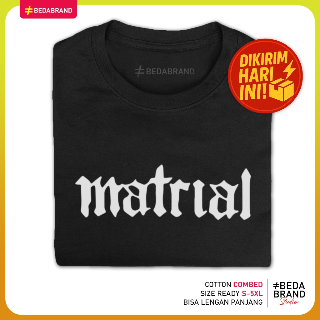 Kaos Parodi Plesetan Logo Band Unik Lucu - Matrial