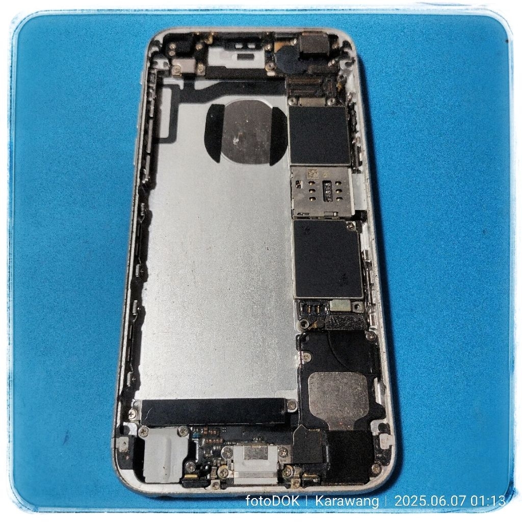 [ bahan-153 ] iPhone 6s Space Grey 16 GB | matot - ic power/cpu | lock iCloud | Mesin & Housing | No