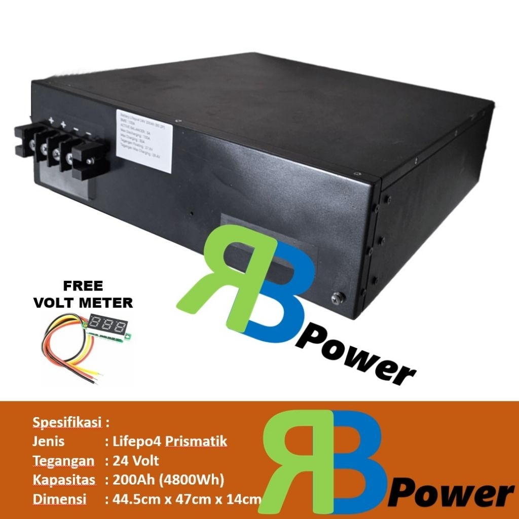 Battery Baterai Lifepo4 24V 200Ah Best Quality