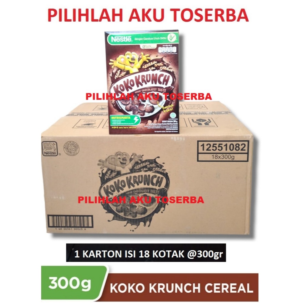 

Nestle cereal KOKO KRUNCH 300 gr - ( HARGA 1 KARTON isi 18 box )