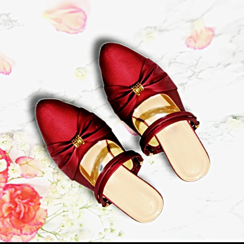 Hells wanita.sandal hak tahu 3 cm. sandal kondangan. hells pesta. selop wanita.sandal Wanita Bapau H