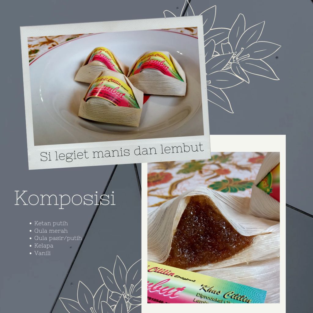 

Lembut Rasa Cemilan Murah Wajit Asli Cililin Wajik Enak Viral