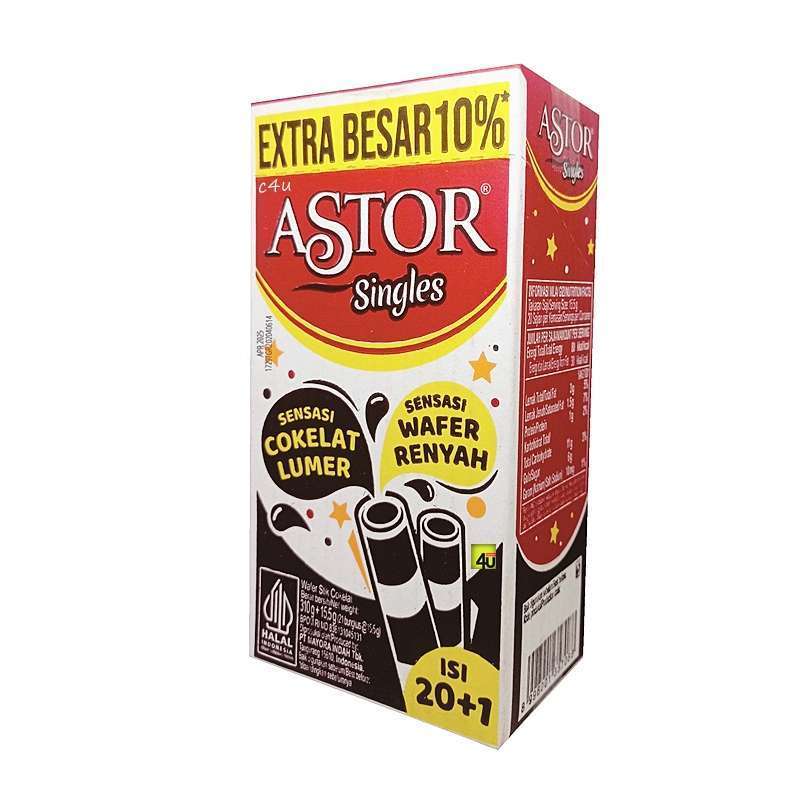 

ASTOR SINGLES 20+1S @15.5 GR 8996001357088