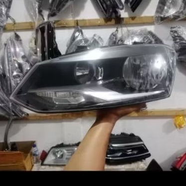 headlamp lampu depan vw polo