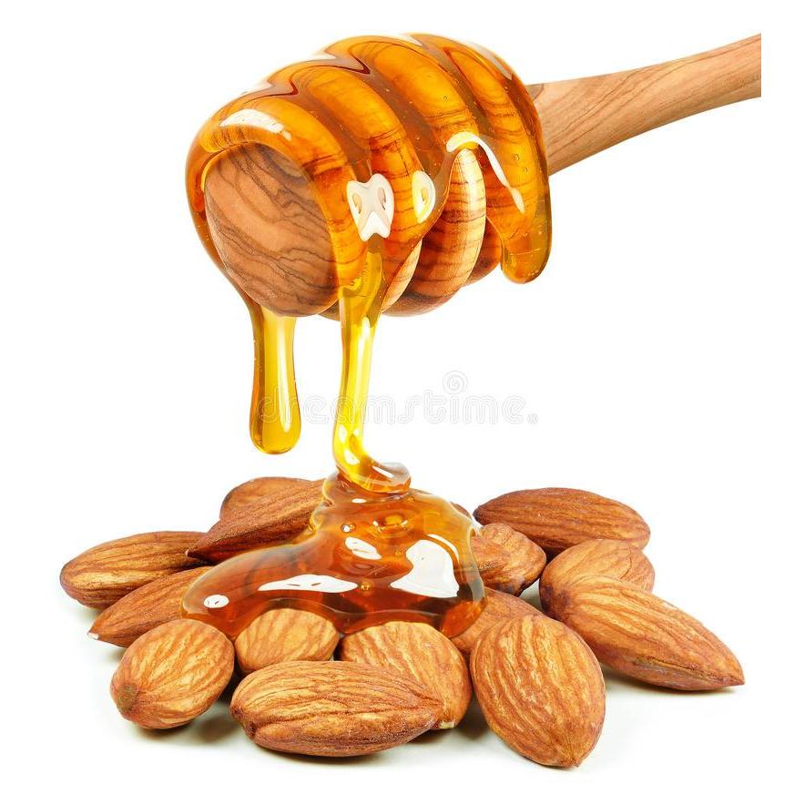 

Almond Madu/Almond Panggang Madu 100 gram/Honey Roasted Almond 100gr Cemilan Kacang