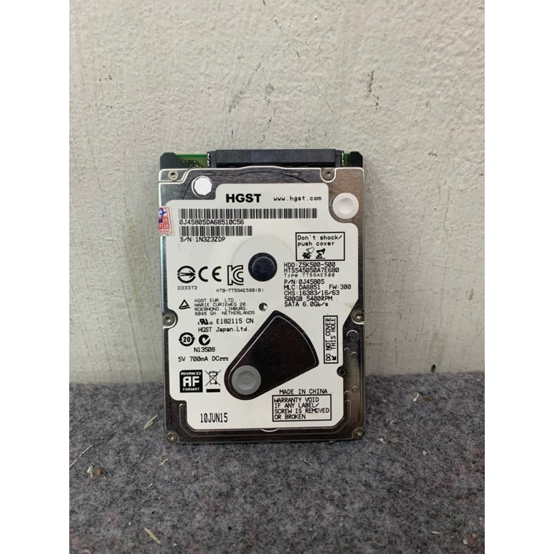 HDD Hard Disk internal PC Komputer Laptop merk HGST 500GB speed 5400 RPM Sentinel 100% cek foto Beka