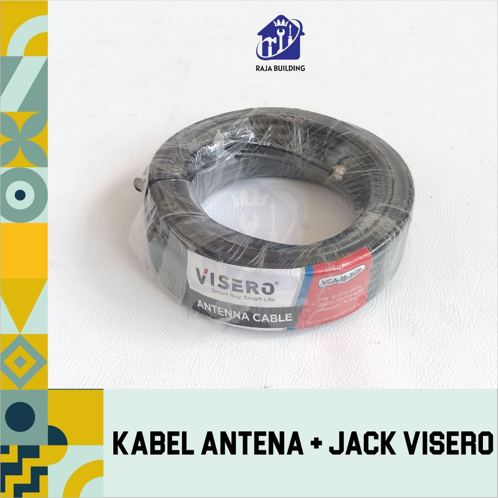 KABEL ANTENA + JACK/KABEL ANTENA TV DENGAN JACK COAXIAL/KABEL COAXIAL ANTENA TV PLUS KONEKTOR