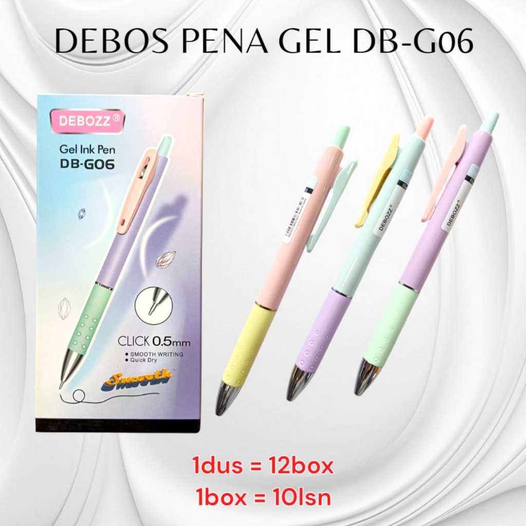 

DEBOS PENA GEL DB -G06 TIKTAK WARNA PASTEL