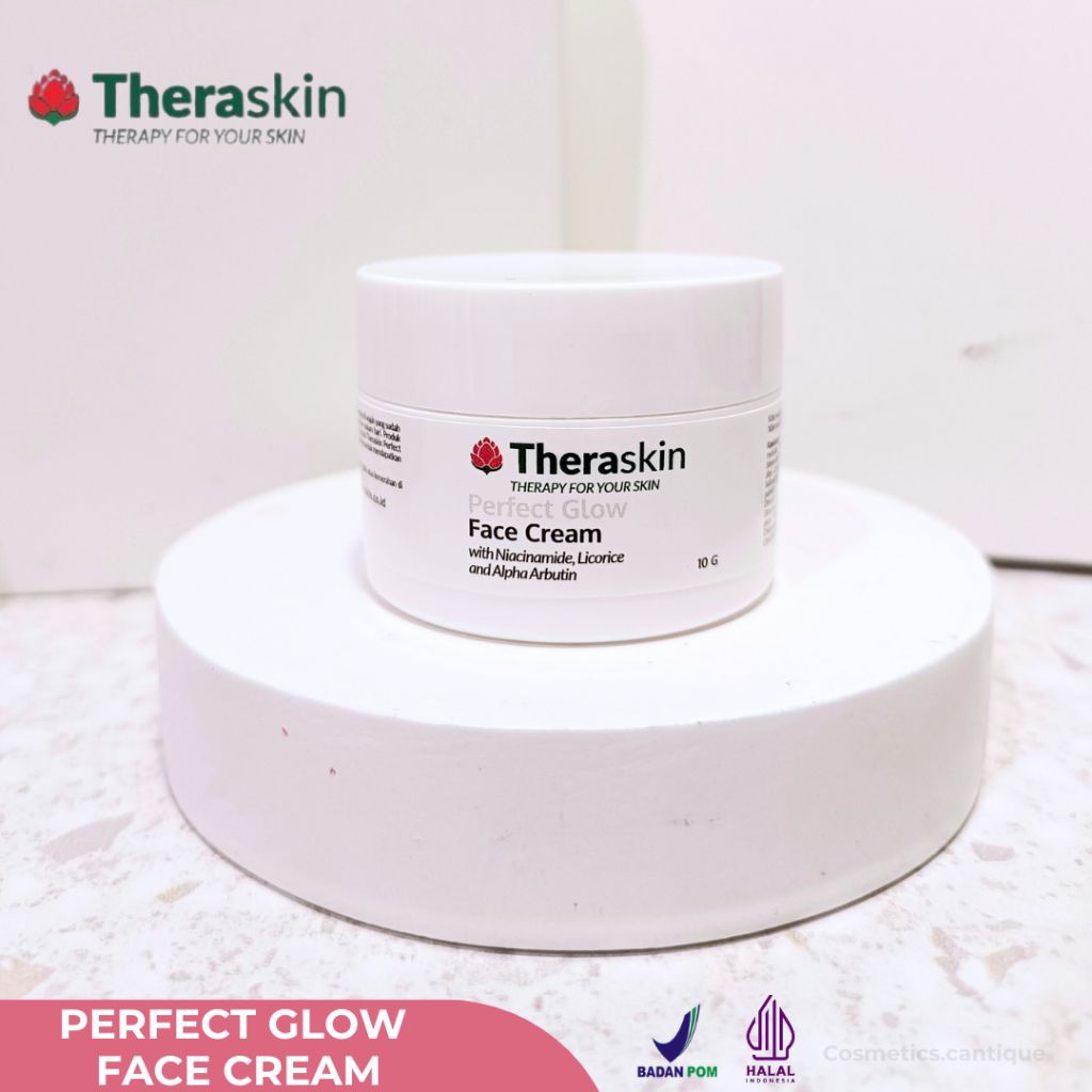 THERASKIN PERFECT GLOW  | DAY CREAM PERFECT GLOW & FACE CREAM PERFECT GLOW( CREAM SIANG MALAM GLOWIN