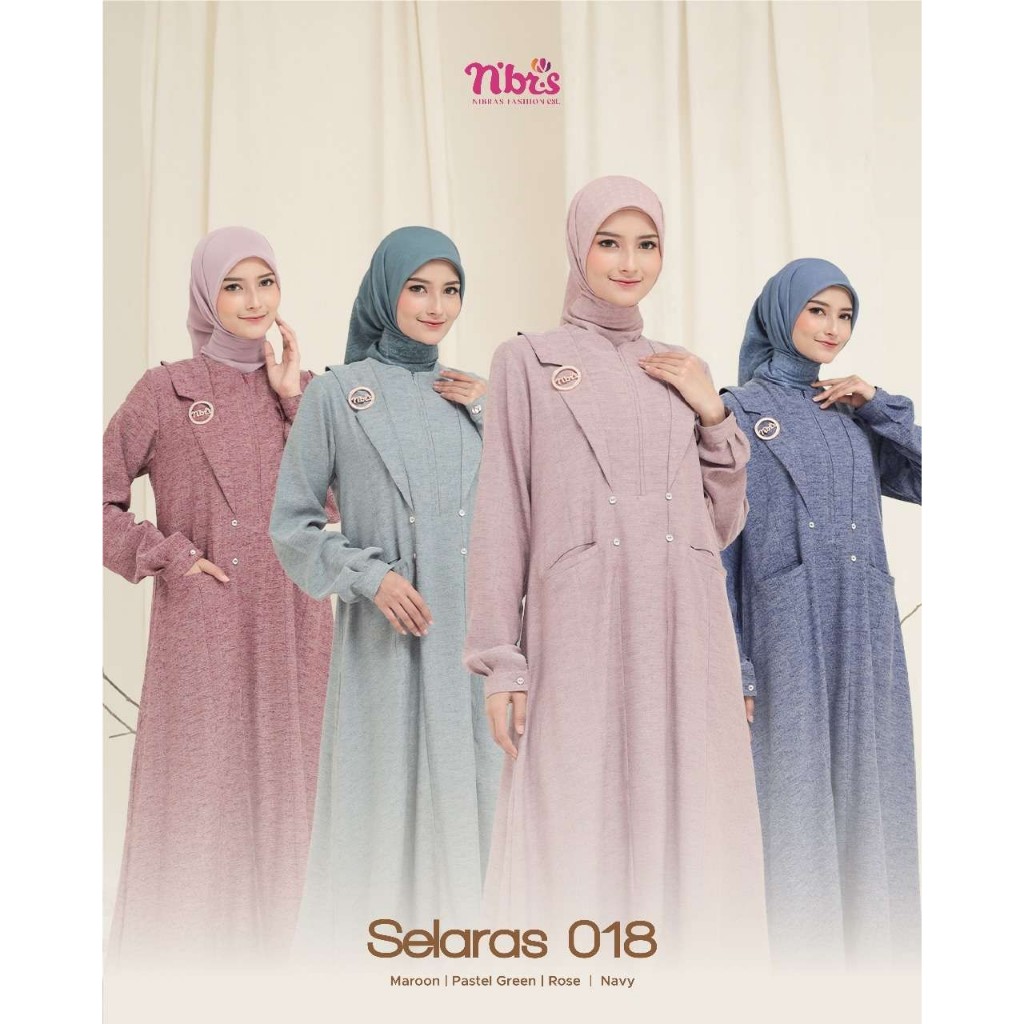 GNT - GAMIS NIBRAS SELARAS 018 / GAMIS NIBRAS ORI BRANDED / GAMIS NIBRAS TERBARU