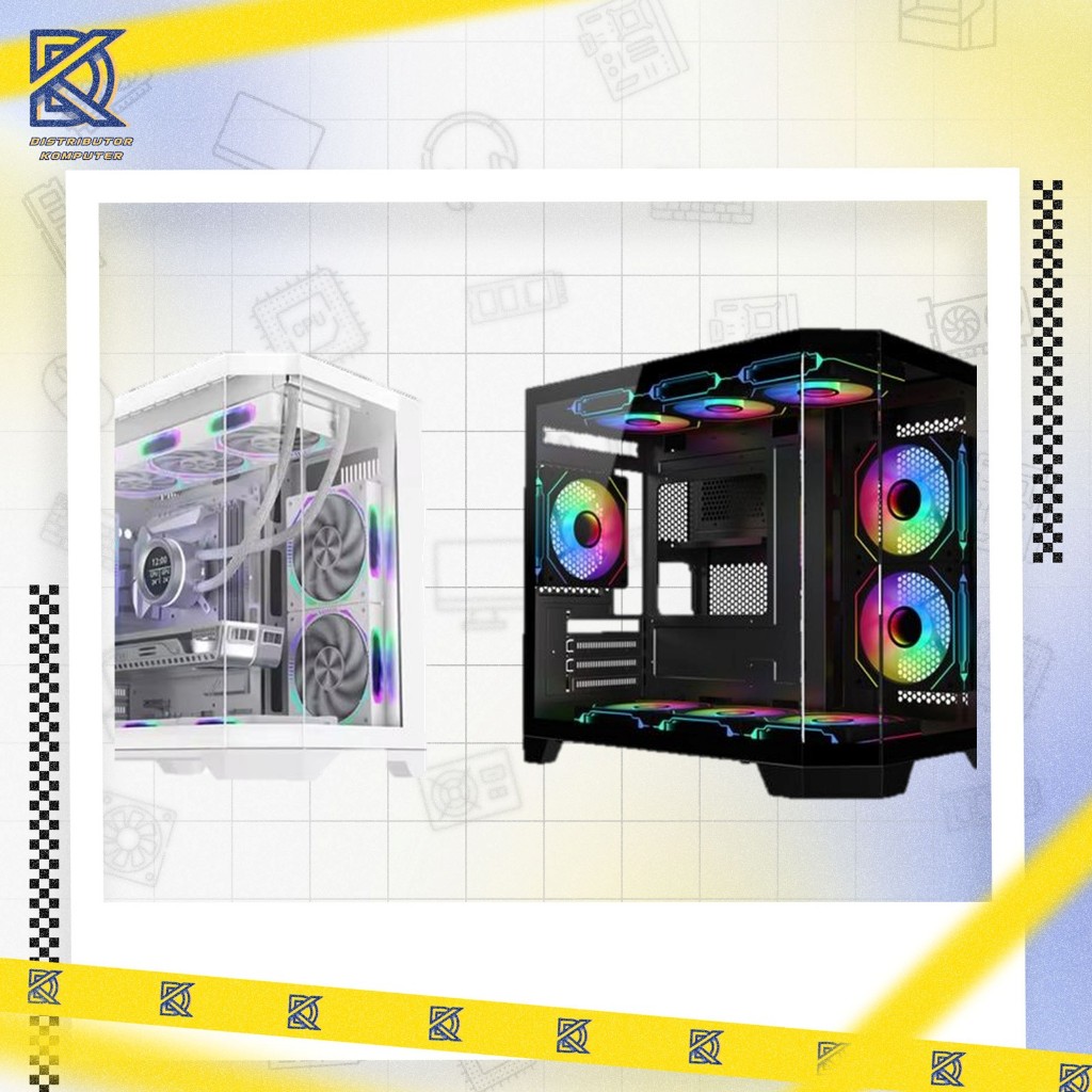 VBR CASING Z77 / Z-77 Micro ATX DUAL CHAMBER | Tempered Glass