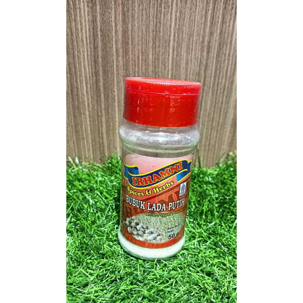

IRHAMNI BUBUK LADA PUTIH 50GR