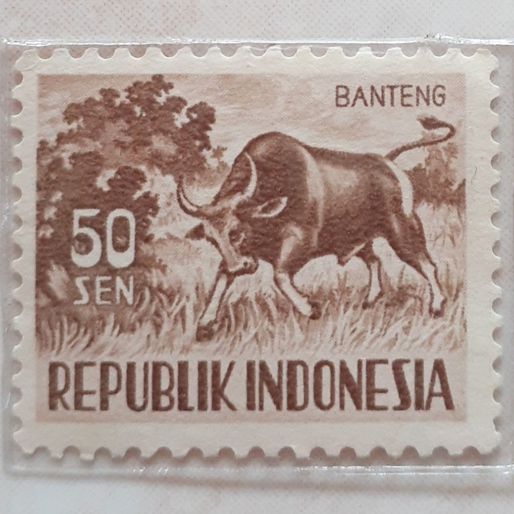 

(ID1) Perangko Indonesia Hewan Kecil (50 sen) Tahun 1956