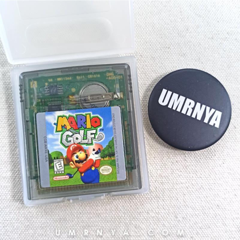 Kaset Original Mario Golf Nintendo Gameboy GBC GBA SP USA Switch RARE