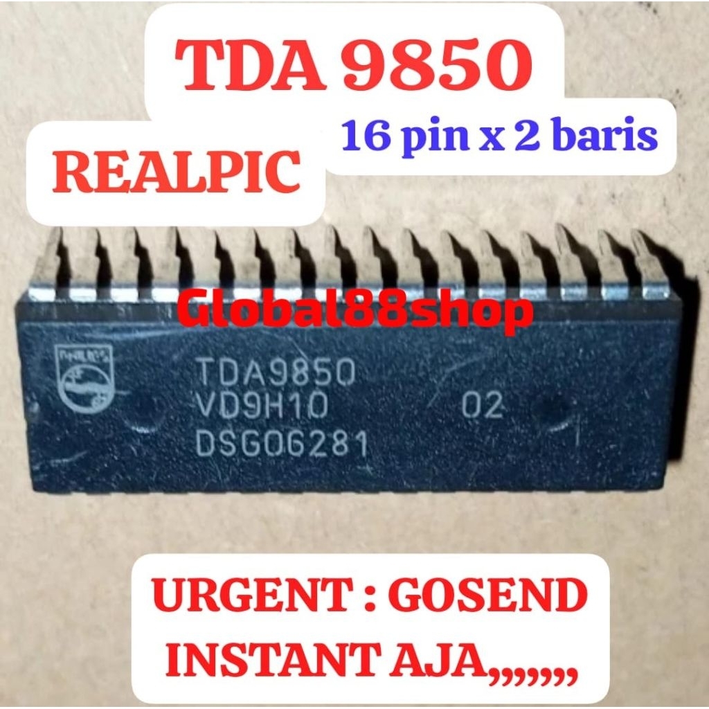 TDA9850 TDA 9850 IC AMPLIFIER AMPLI MOSFET MOSPET PSU POWER SOUND TRAVO TRAPO MESIN LAS