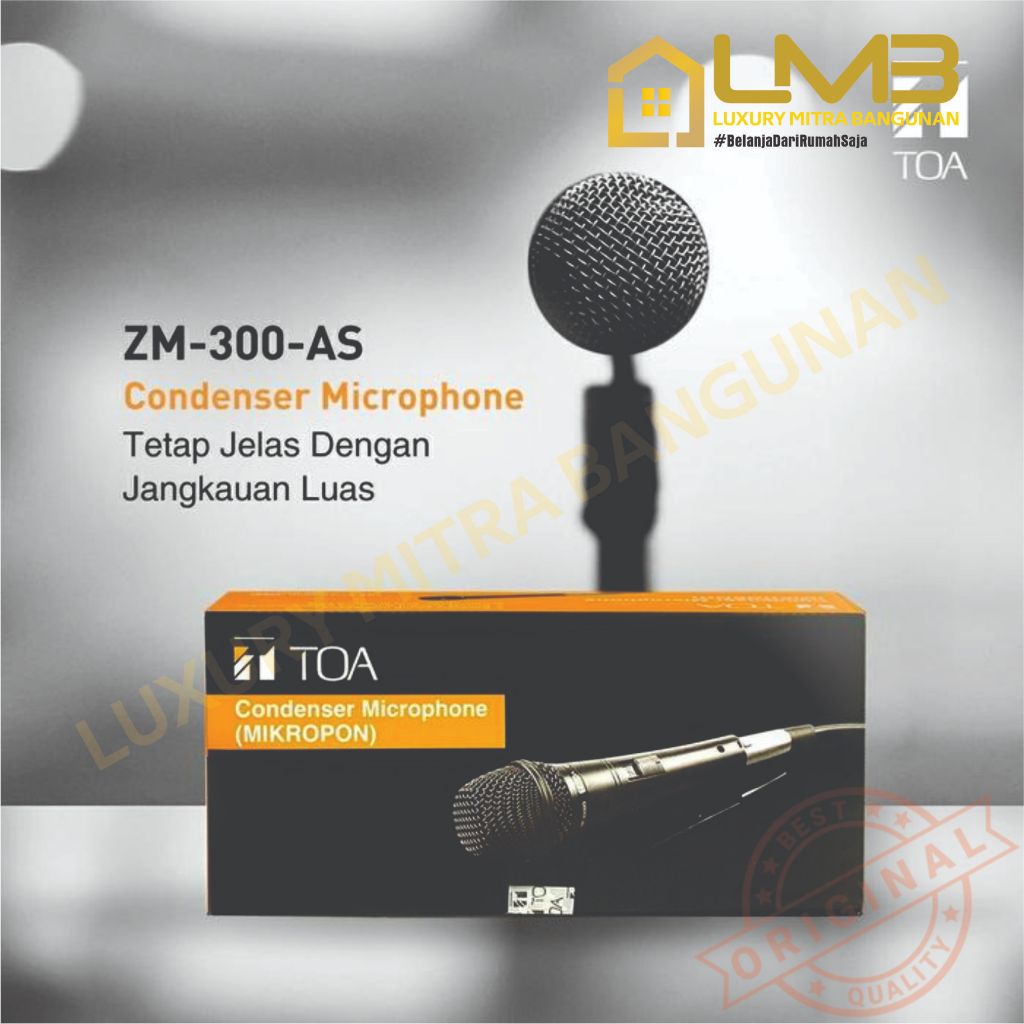 Mic TOA ZM-300AS Original | Mikrofon Paging Meja TOA ZM300 AS | Mic TOA Konferensi Resmi