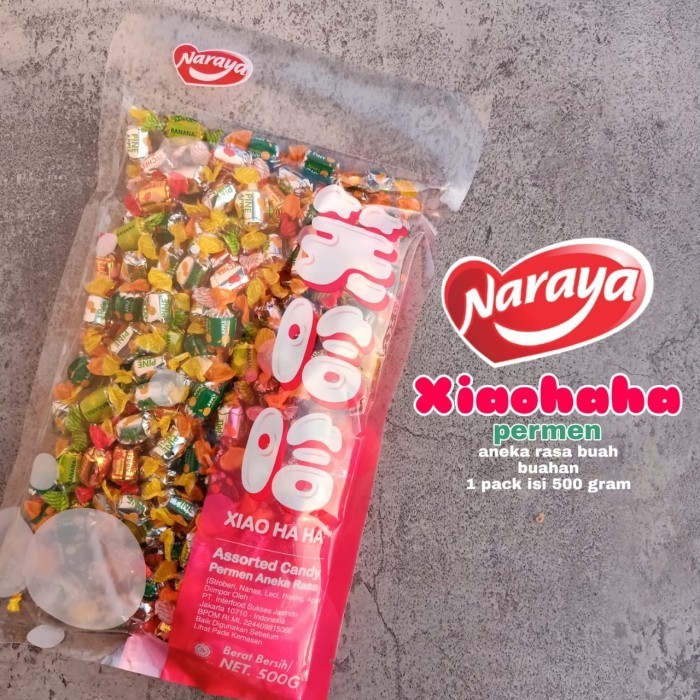 

[600gr] S103 | Permen Naraya Xiao ha ha Assorted Candy 500gr JSS